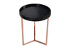 Round Coffee Table Cascade 40cm Black Copper