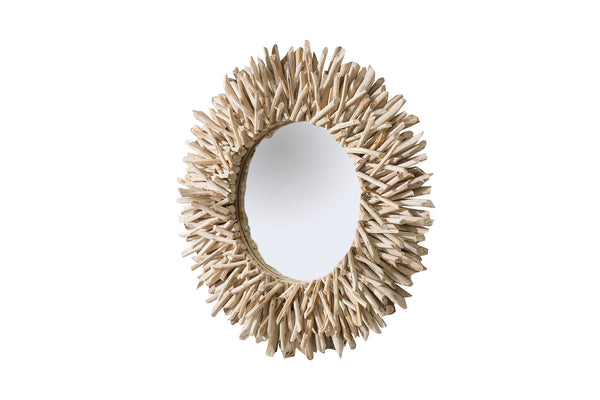 Mirror Riverside 80cm Teak Wood Natural