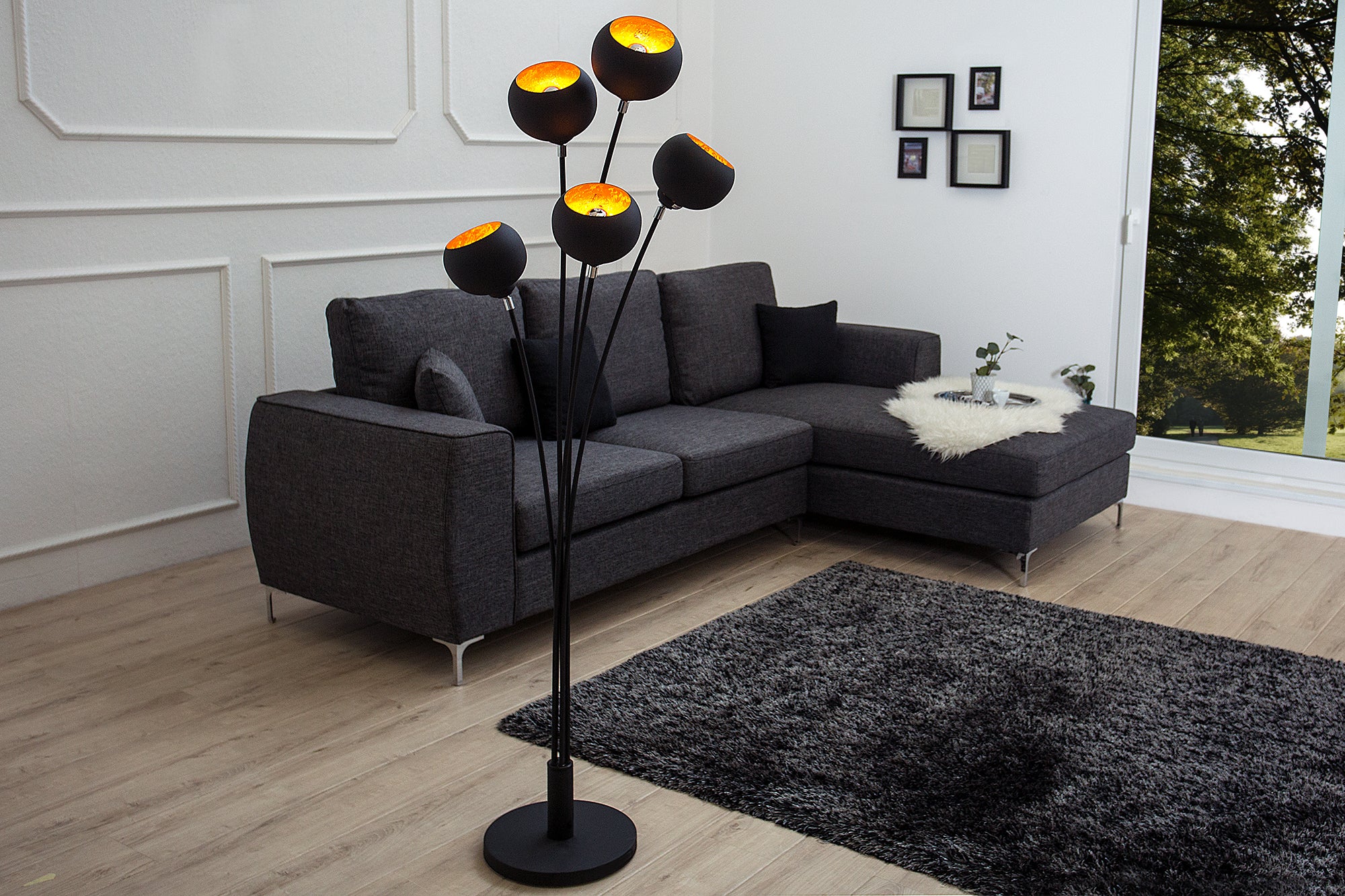 Magma Floor Lamp 170cm Black