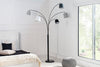 Levels Floor Lamp 205cm Metal Black Grey
