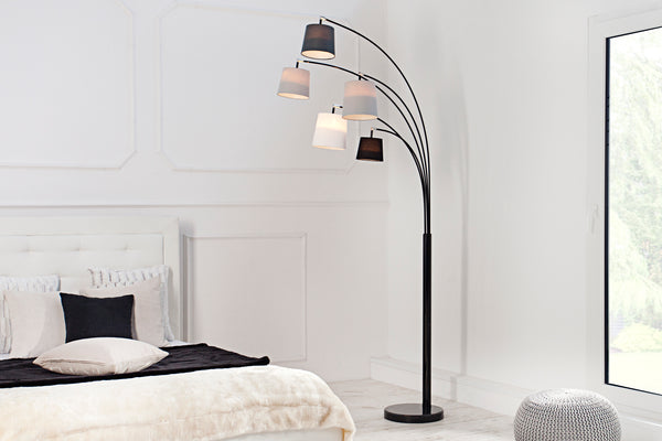 Levels Floor Lamp 200cm Black Grey