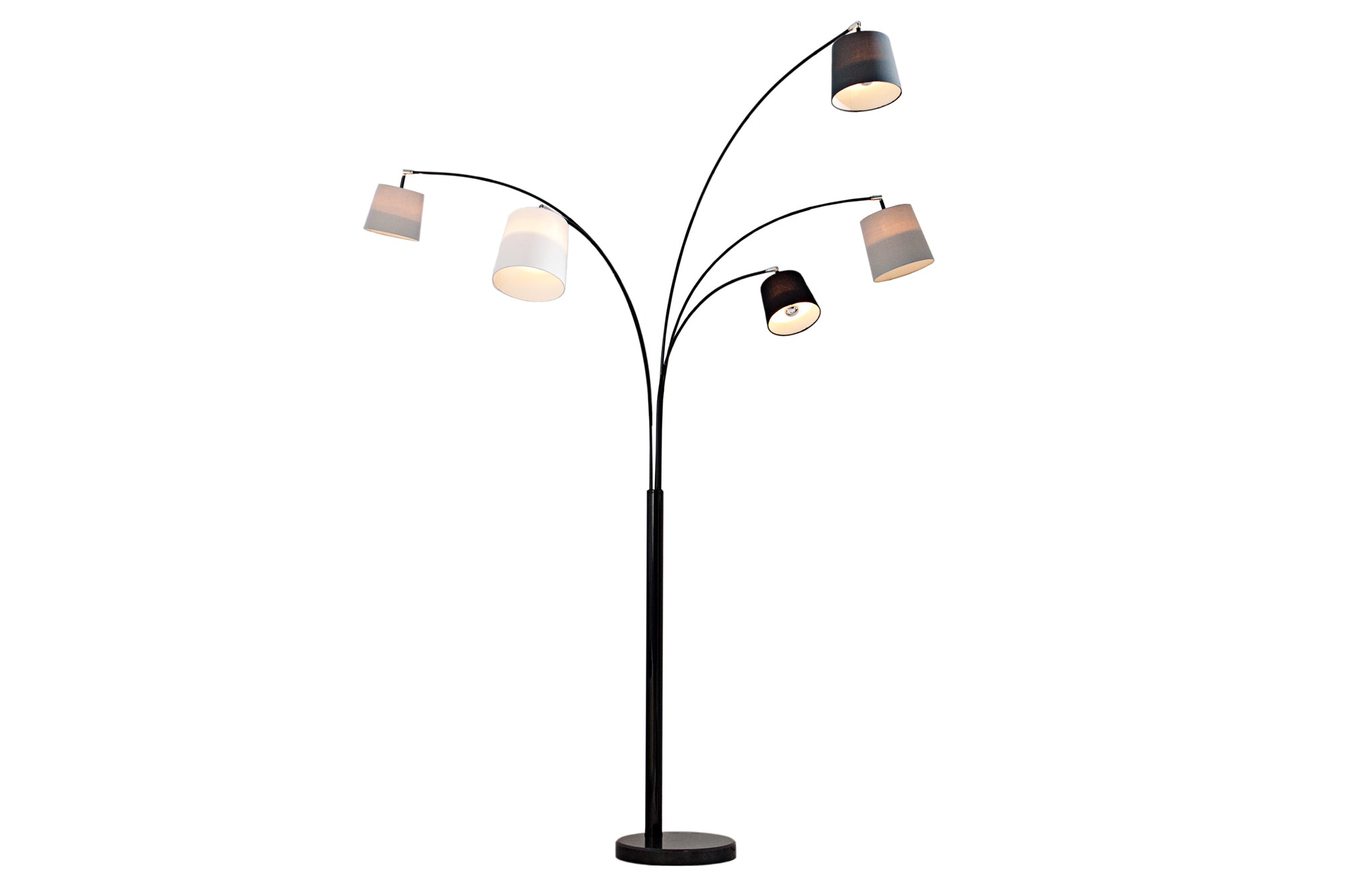 Levels Floor Lamp 205cm Metal Black Grey