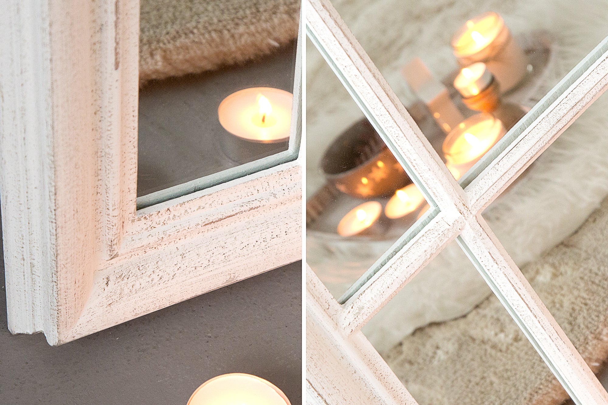 Mirror Castillo 140cm Grey/White