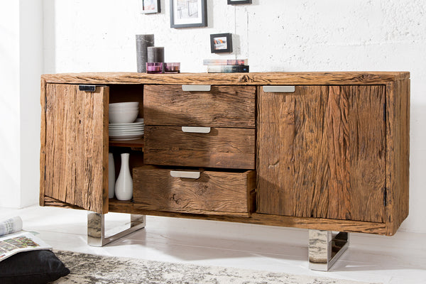 Sideboard Barracuda 160cm Recycled Wood Brown