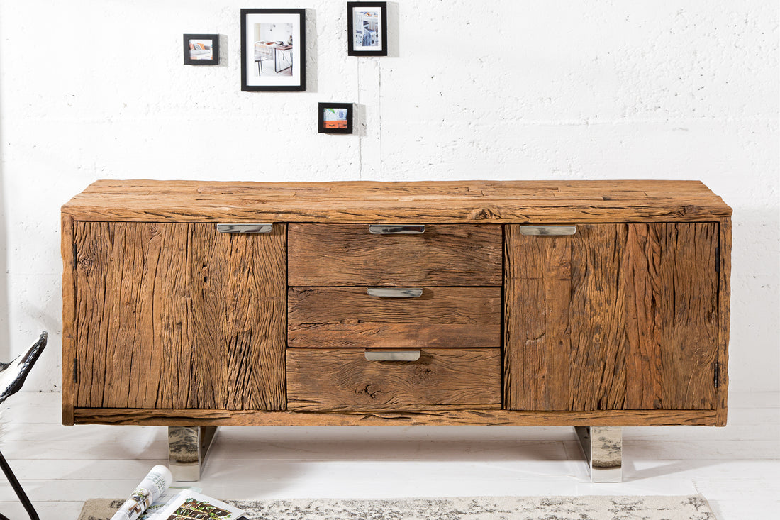 Sideboard Barracuda 160cm Recycled Wood Brown