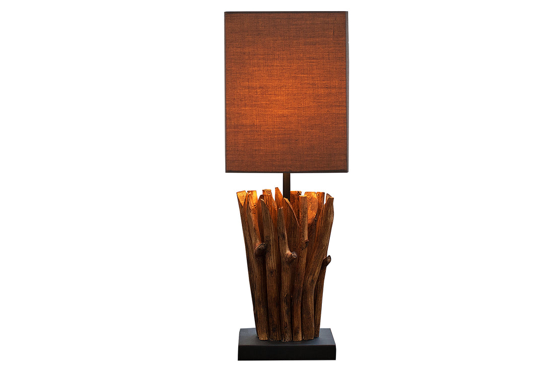 Table Lamp Euphoria 45cm Driftwood Brown