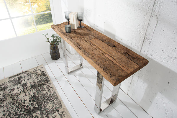 Console Table Barracuda 120cm Recycled Teak Wood Natural