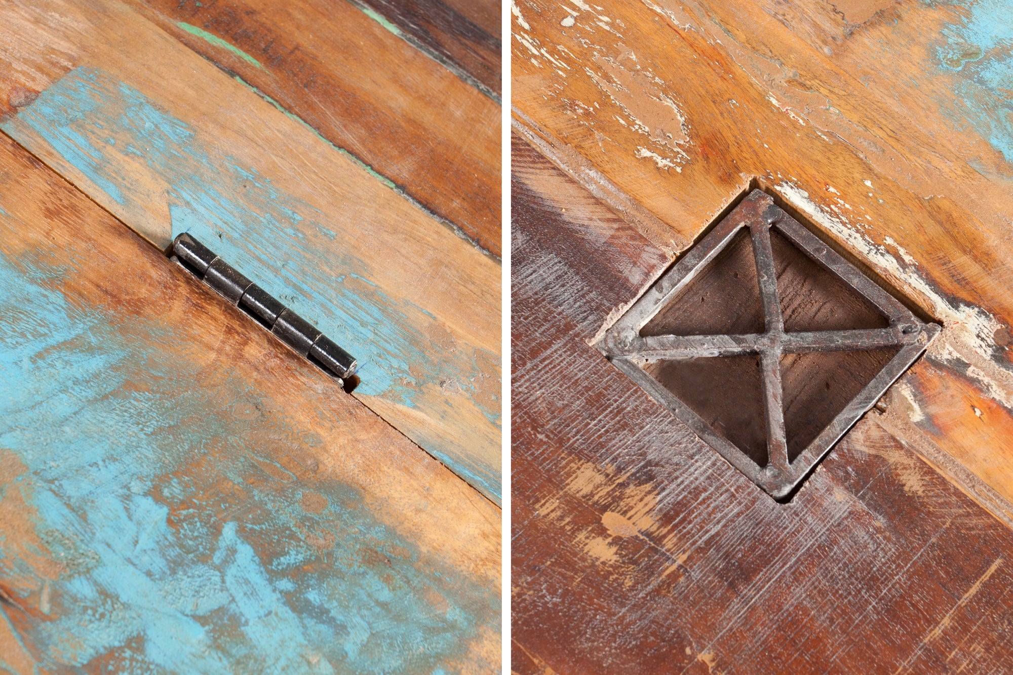 Coffee Table Sri Lanka 70cm Recycled Acacia Wood Brown
