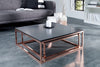Set Of 2 Nesting Coffee Tables Elements 65cm/75cm Anthracite Copper