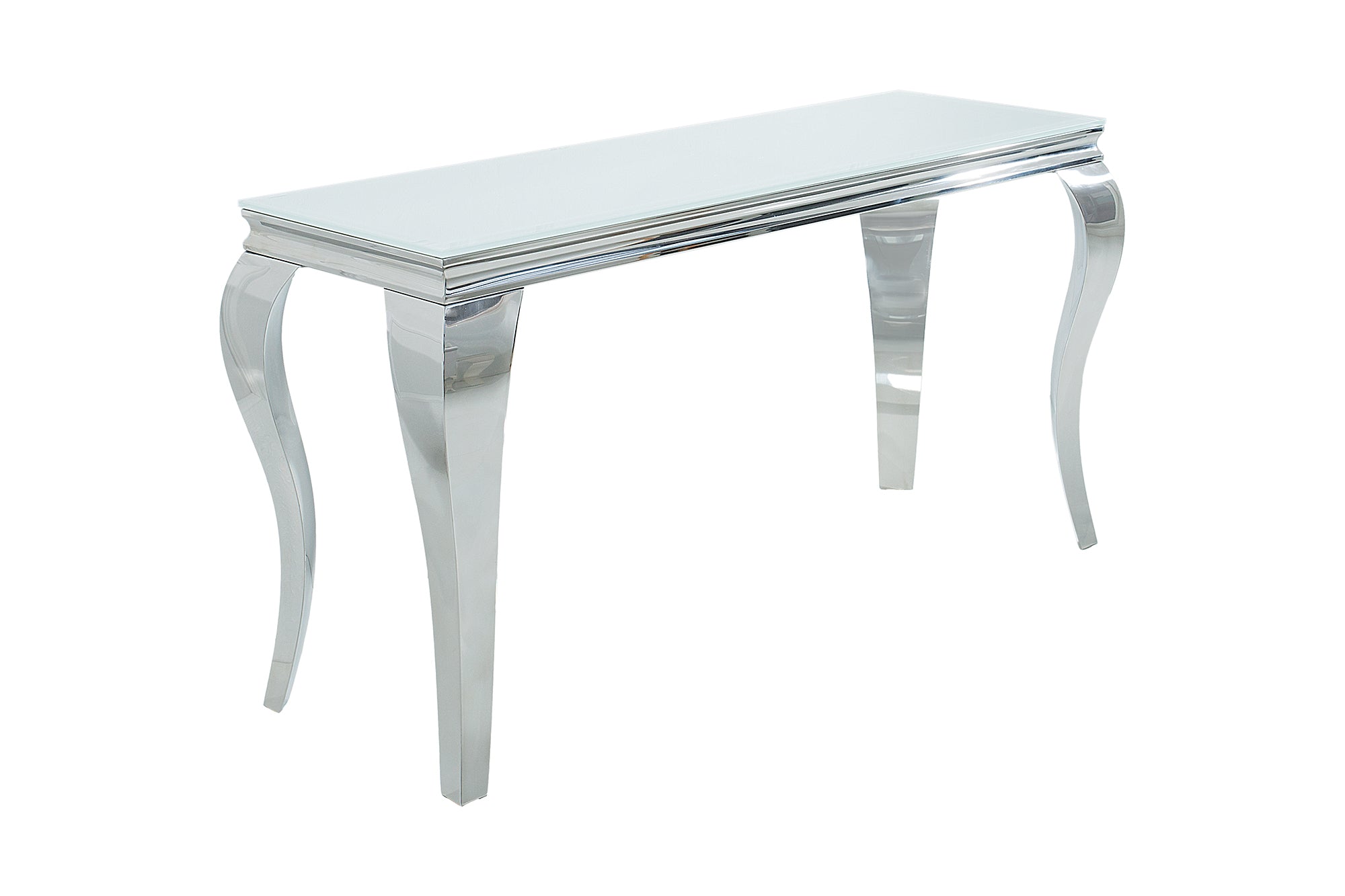 Console Table Belvedere 140cm White Silver