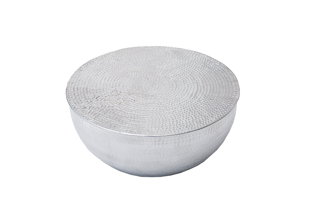 Round Coffee Table Orient II 60cm Metal Silver
