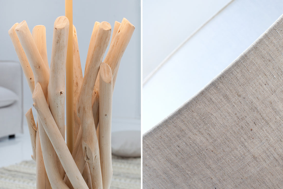 Table Lamp Wild Nature 62cm Driftwood Natural