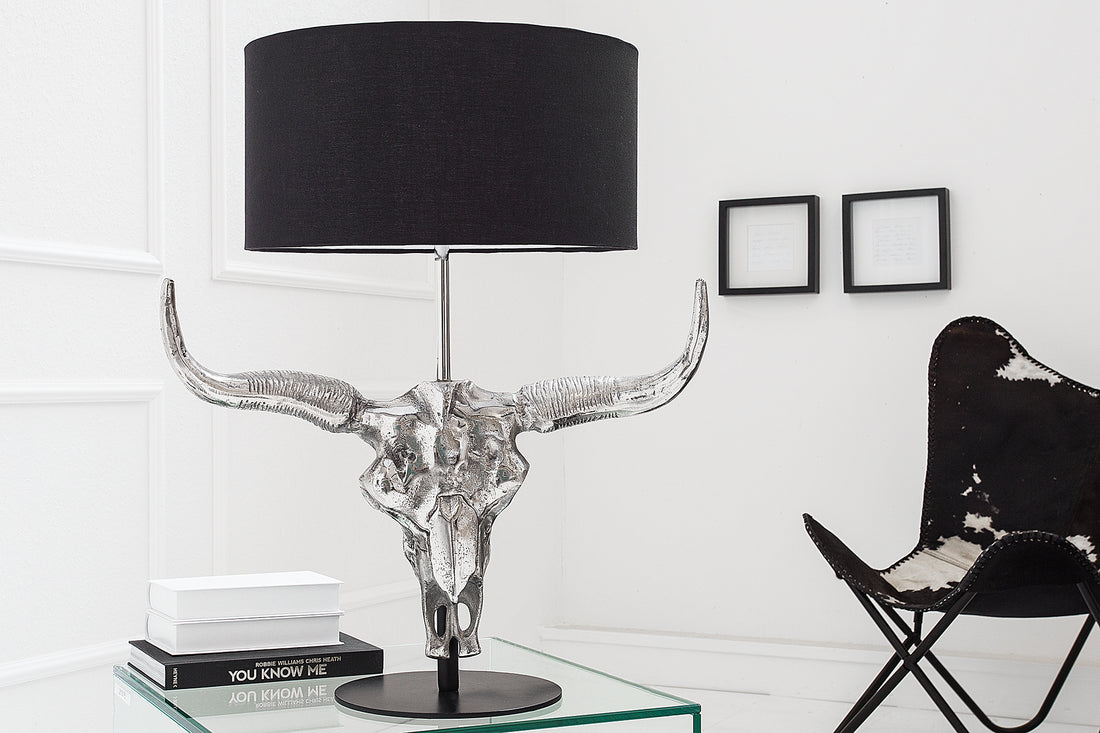Table Lamp El Toro 68cm Metal Black
