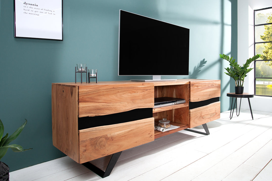 TV Stand Rio Grande 160cm Acacia Wood Natural