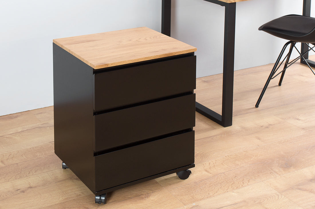 Rolling Container Big Deal Black Oak
