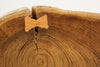 Coffee Table Goa 60cm Acacia Wood Natural Metal Legs