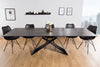 Dining Table Mercury 180-220-260cm Ceramic Lava Look