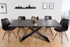 Dining Table Mercury 180-220-260cm Ceramic Lava Look