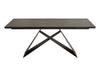 Dining Table Mercury 180-220-260cm Ceramic Lava Look