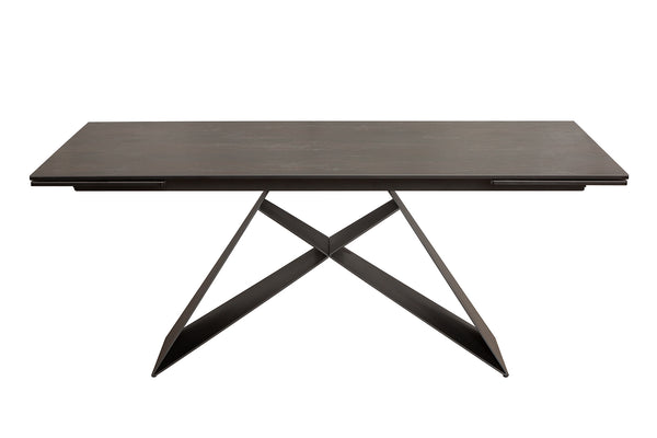 Dining Table Mercury 180-220-260cm Ceramic Lava Look