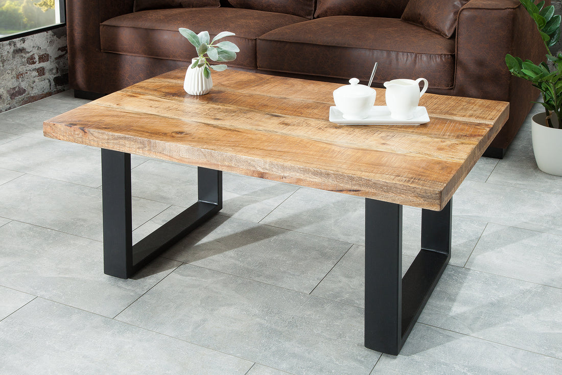 Coffee Table Blacksmith 100cm Mango Wood Natural