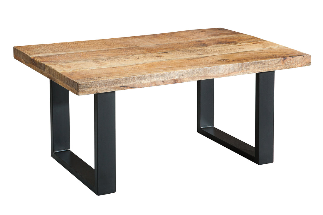 Coffee Table Blacksmith 100cm Mango Wood Natural