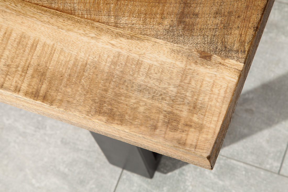 Bench Blacksmith 170cm Mango Wood Natural
