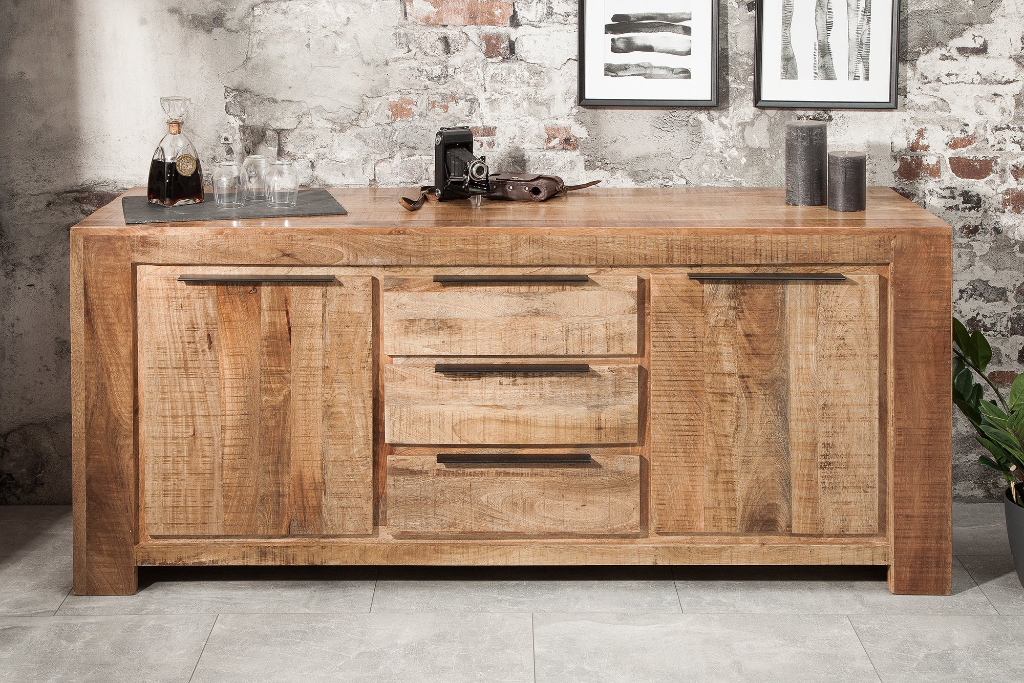 Sideboard Blacksmith 174cm Mango Wood Natural