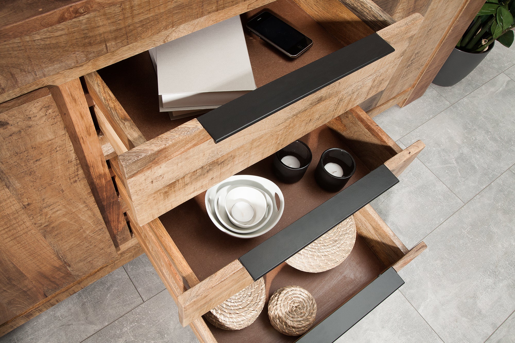 Sideboard Blacksmith 174cm Mango Wood Natural