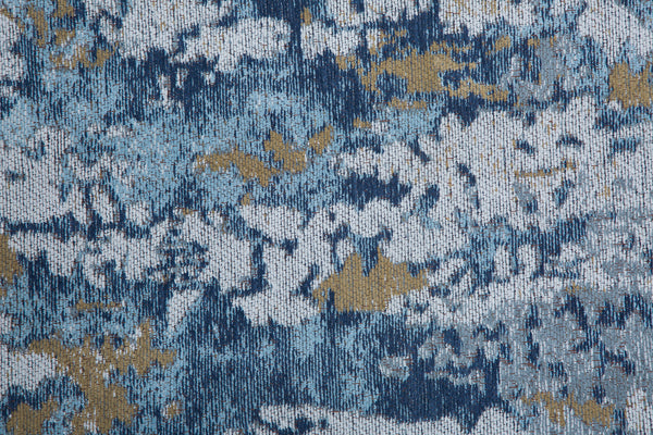 Rug Abstract 240x160cm Cotton Blue
