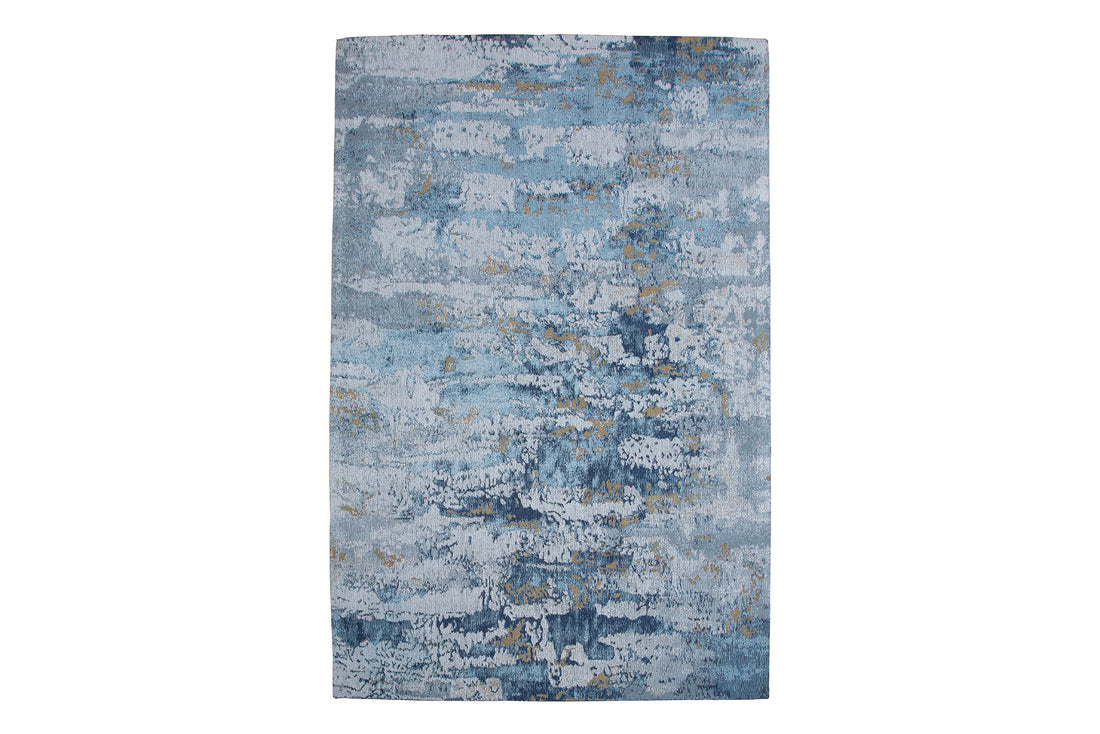 Rug Abstract 240x160cm Cotton Blue