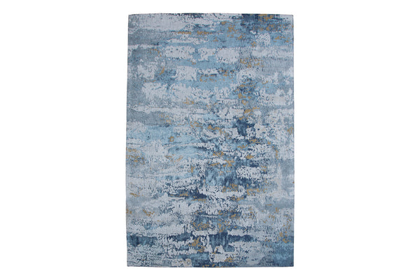 Rug Abstract 240x160cm Cotton Blue