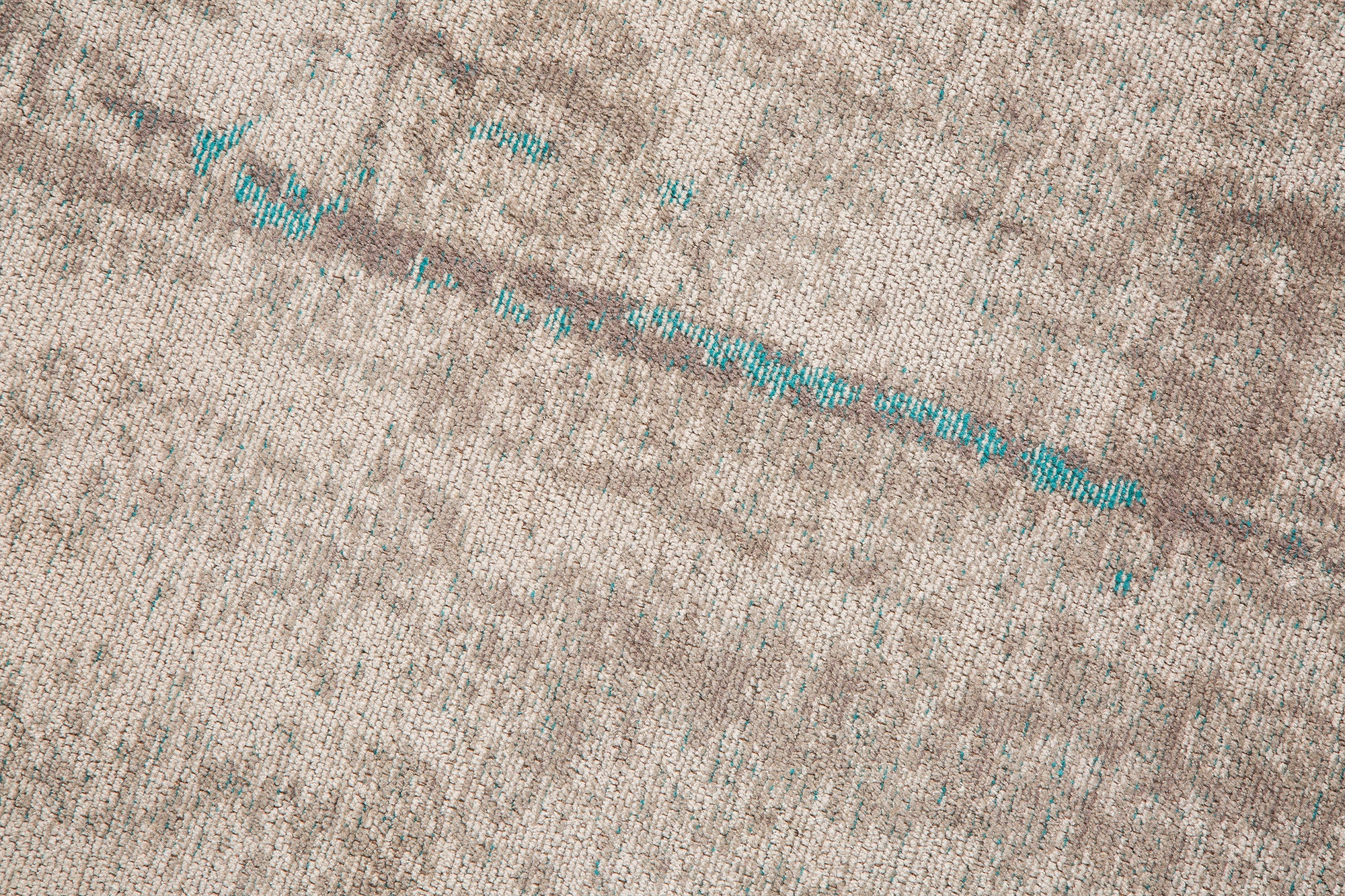 Rug Modern Art 240x160cm Cotton Grey Blue