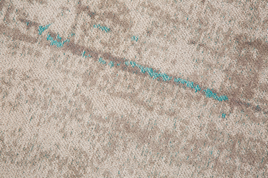 Rug Modern Art 240x160cm Cotton Grey Blue