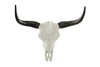 Decorative Skull El Toro 70cm White Black