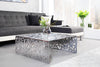 Coffee Table Abstract 60cm Silver