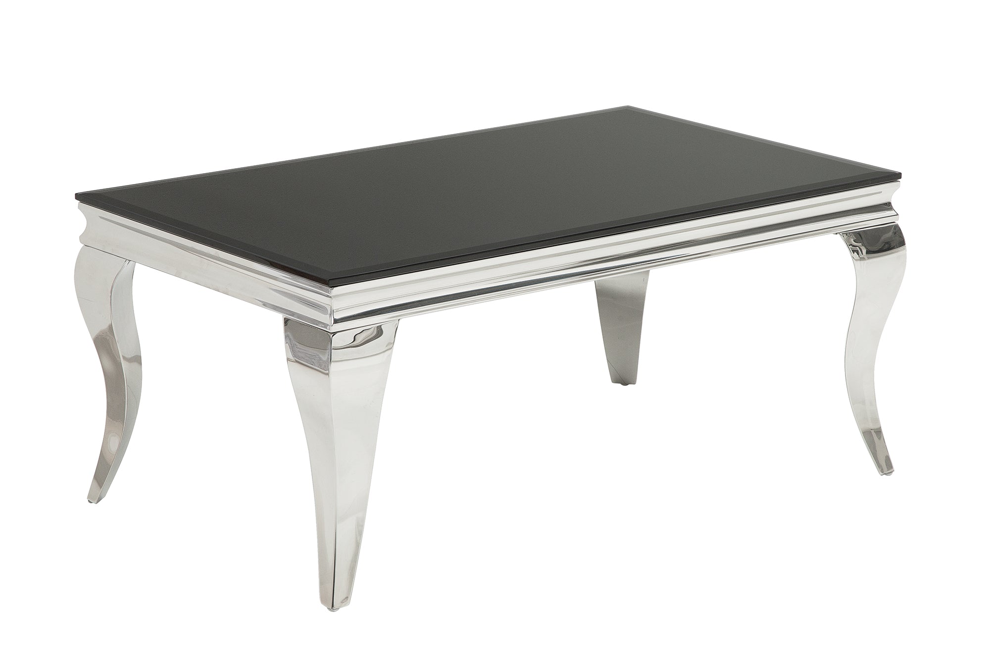 Coffee Table Belvedere 100cm Black Opal Glass