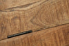 Coffee Table Drump Storage 68cm Mango Wood Natural