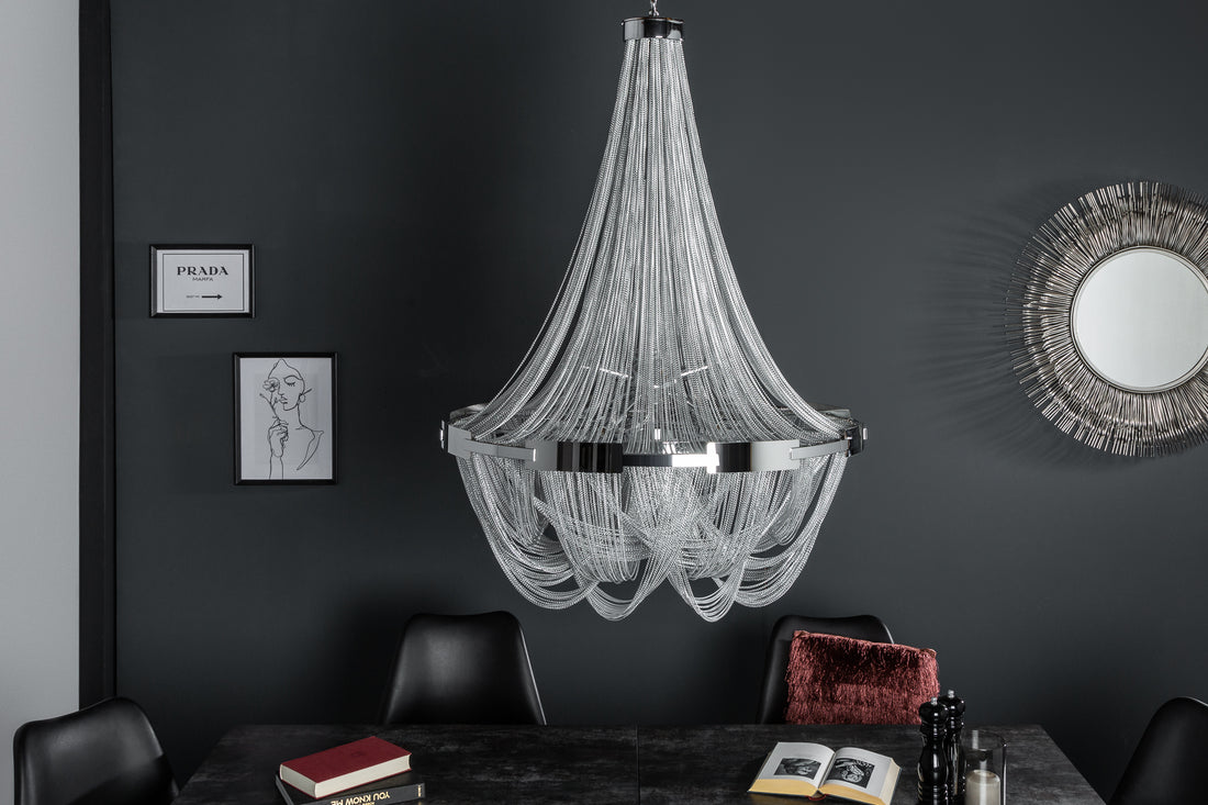 Chandelier Royal 71cm Silver