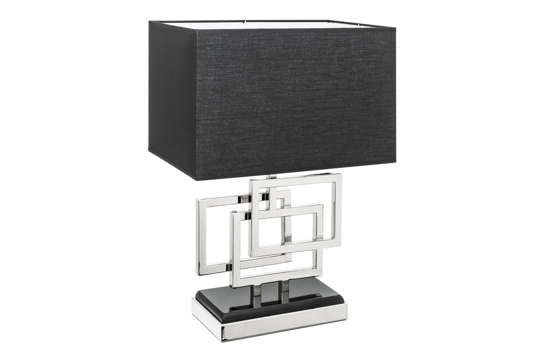 Table Lamp Leonor 56cm Metal Silver