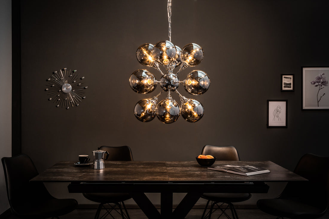 Hanging Lamp Galaxy 72cm Silver