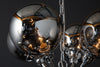 Hanging Lamp Galaxy 72cm Metal Silver
