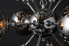 Hanging Lamp Galaxy 72cm Metal Silver