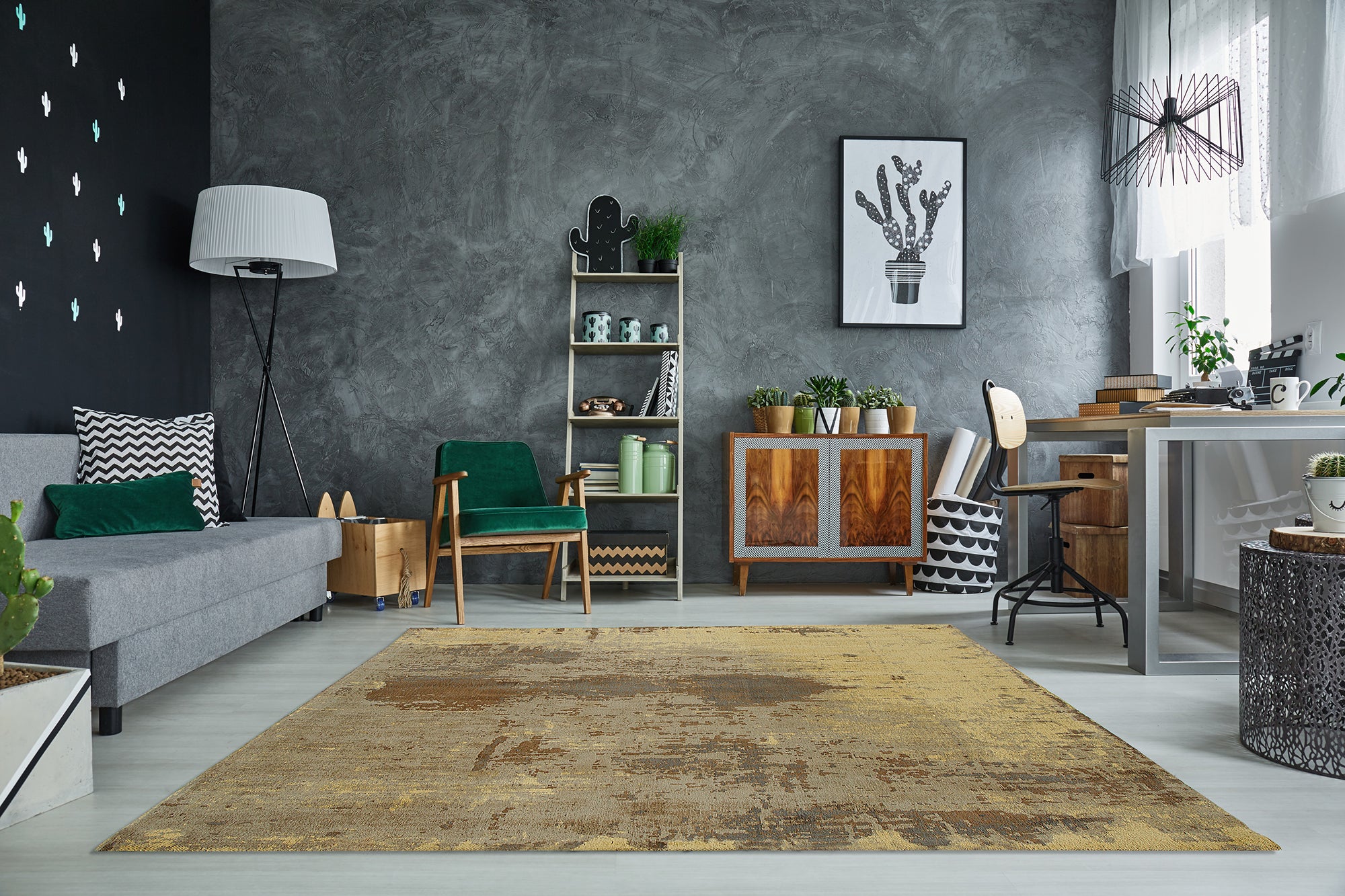 Rug Batik 240x160cm Cotton Sand