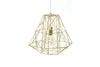 Hanging Lamp Cage Gold