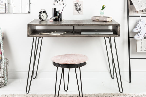 Walmart writing desk 2025 with hairpin legs