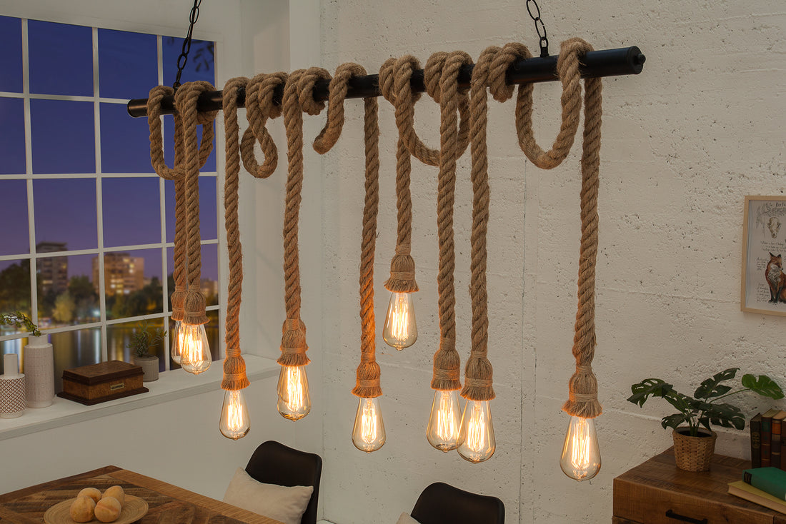Hanging Lamp Seven Seas II 120cm Brown