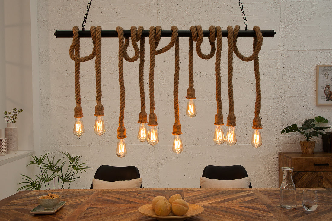 Hanging Lamp Seven Seas II 120cm Brown