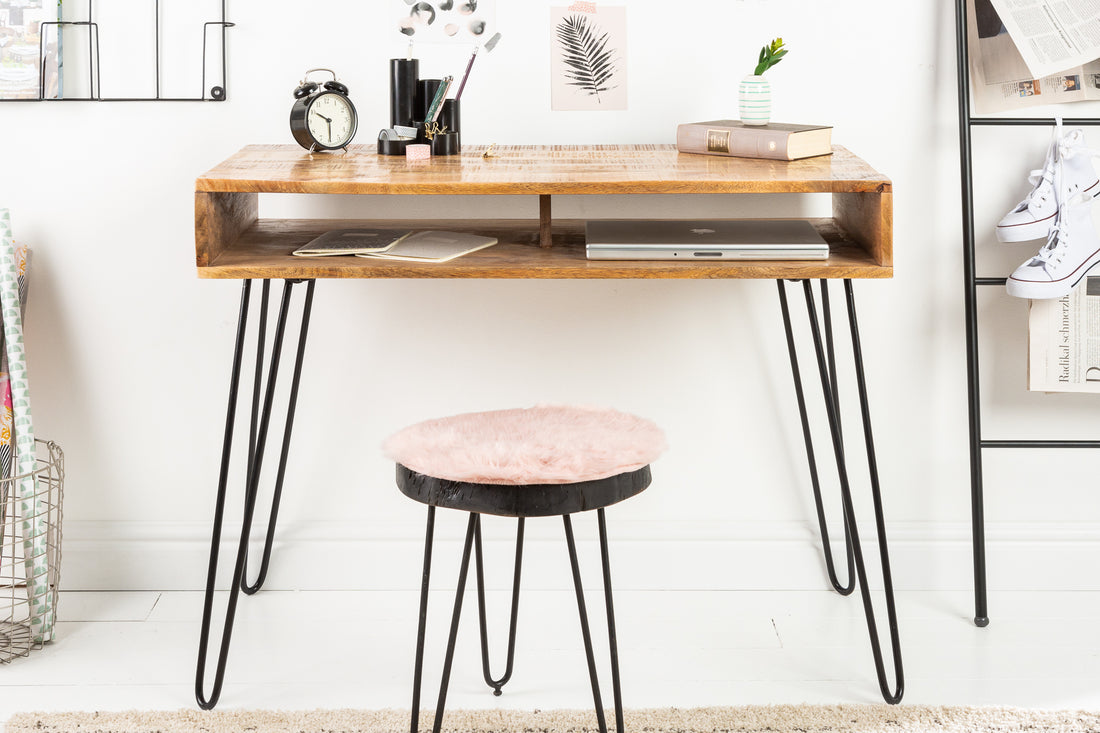 Desk Scorpion 100cm Mango Wood Natural