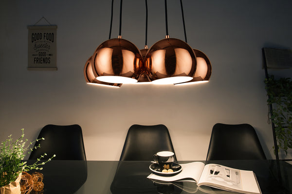 Rose gold online pendant lamp